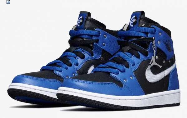 2020 Air Jordan 1 Zoom Comfort SE Hyper Royal Black-White Sisterhood